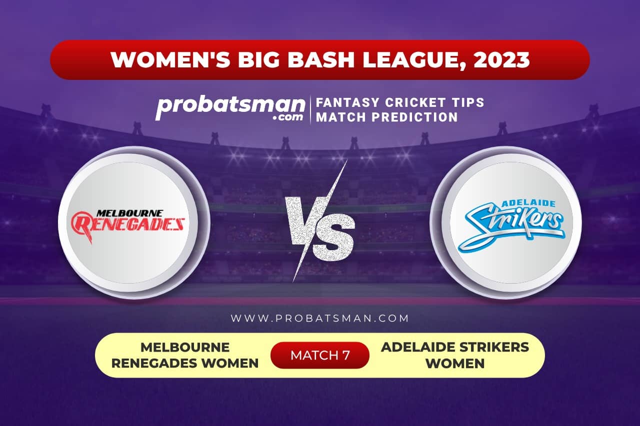 MR-W vs AS-W Dream11 Prediction With Stats, Pitch Report & Player Record of Women's Big Bash League (WBBL), 2023 For Match 7 Match 7 MR-W vs AS-W Women's Big Bash League (WBBL) 2023