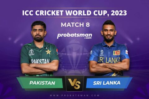 Match 8 of ICC Cricket World Cup 2023 between Pakistan vs Sri Lanka