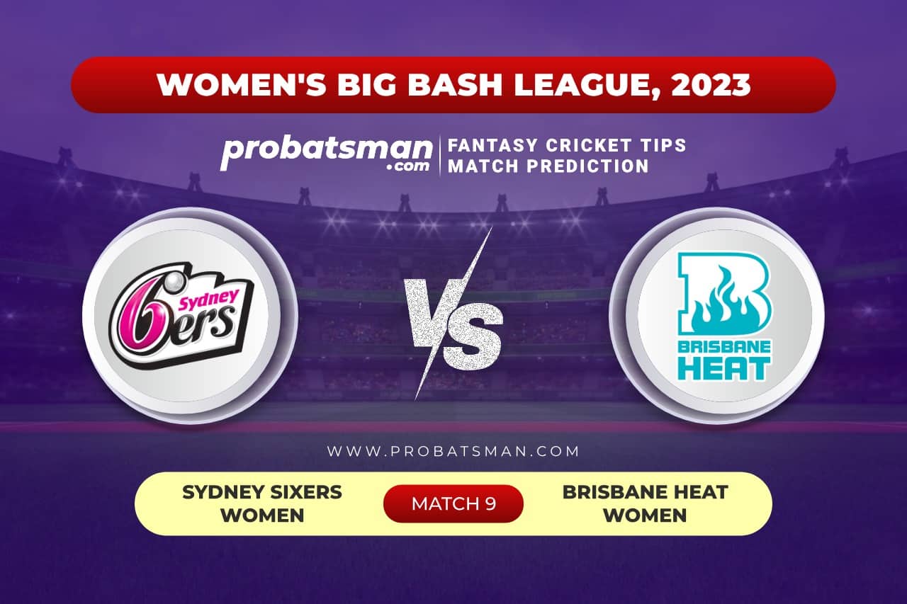 SS-W vs BH-W Dream11 Prediction With Stats, Pitch Report & Player Record of Women's Big Bash League (WBBL), 2023 For Match 9 Match 9 SS-W vs BH-W Women's Big Bash League (WBBL) 2023