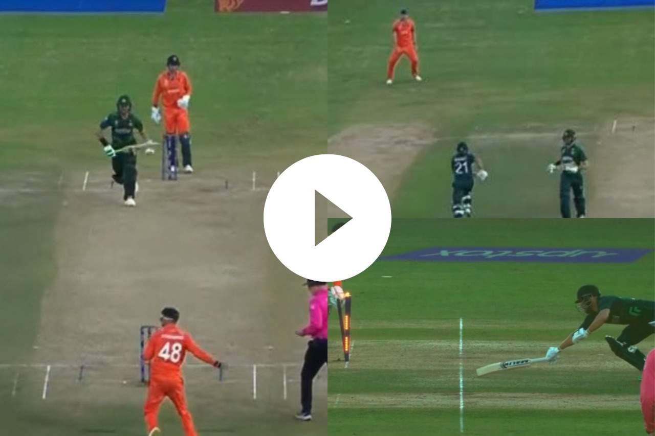 Mohammad Nawaz Run-Out in Bizarre Mix-up with Shaheen Afridi During PAK vs NED