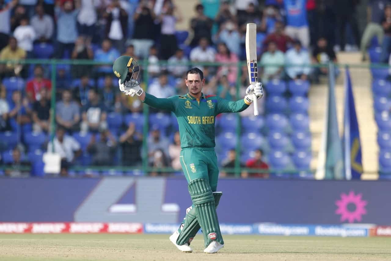 Quinton de Kock Becomes First Player in World Cup 2023 to Score 500 Runs Quinton de Kock