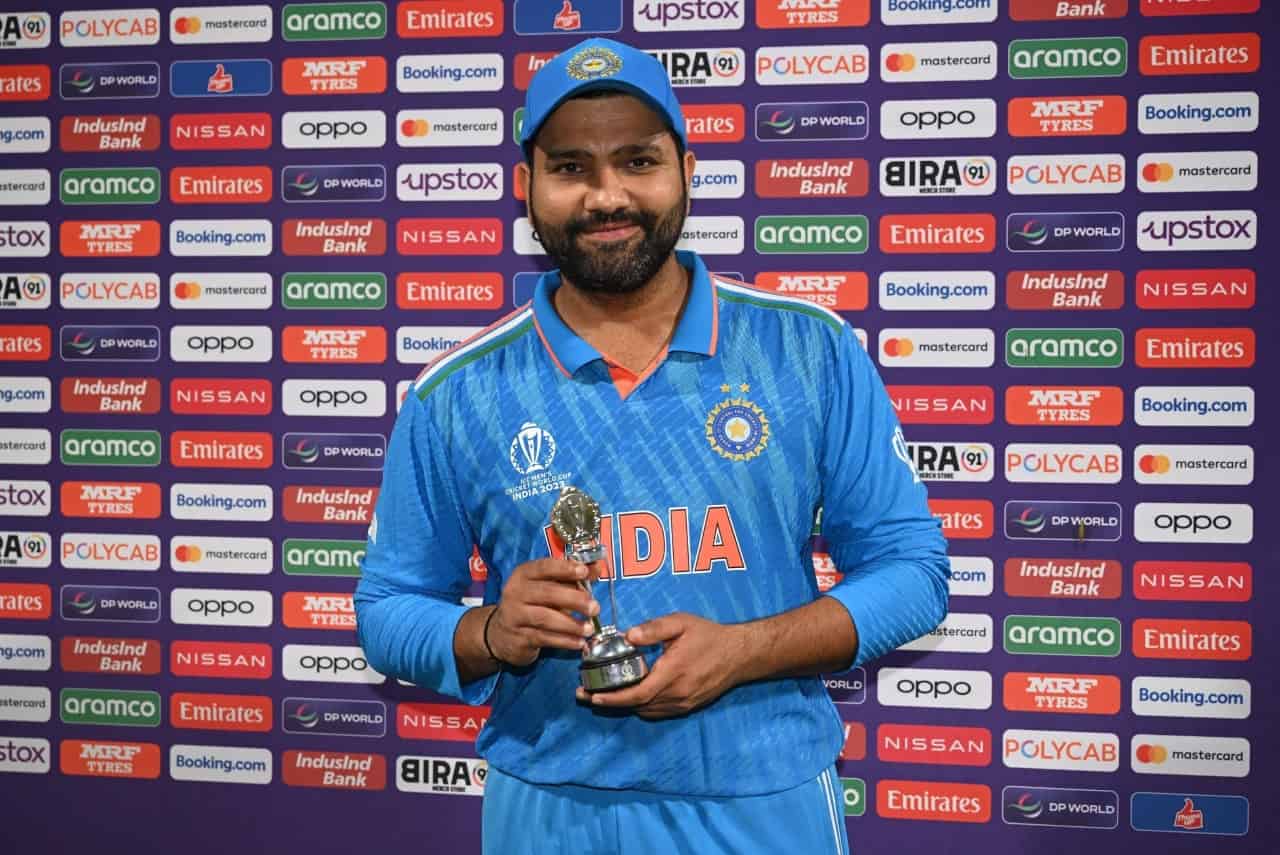 Rohit Sharma Man of the match IND vs ENG World Cup 2023