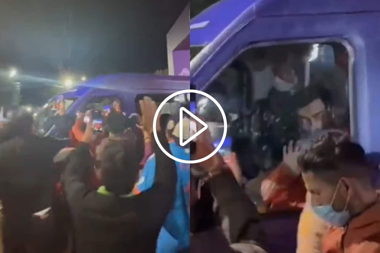 Virat Kohli Mobbed by Fans After Dharamsala Practice Session