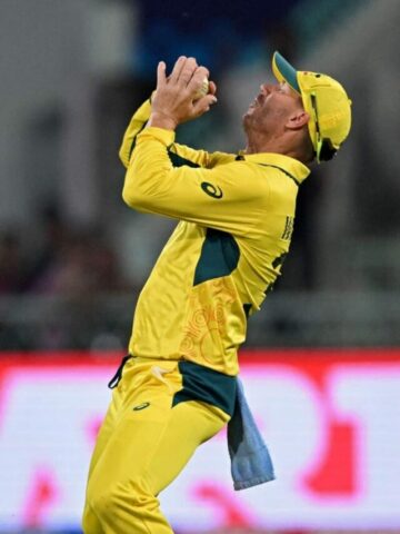 David Warner Catch