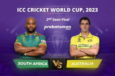2nd Semi-Final of ICC Cricket World Cup 2023 between Australia vs South Africa
