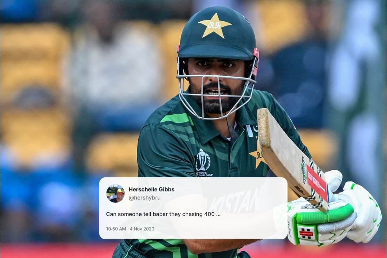ODI World Cup 2023: Herschelle Gibbs Trolls Babar Azam for Turtle-Paced Knock in New Zealand Match Herschelle Gibbs Trolls Babar Azam