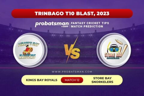 KBR vs SBS Dream11 Prediction With Stats, Pitch Report & Player Record of TrinBago T10 Blast, 2023 For Match 12