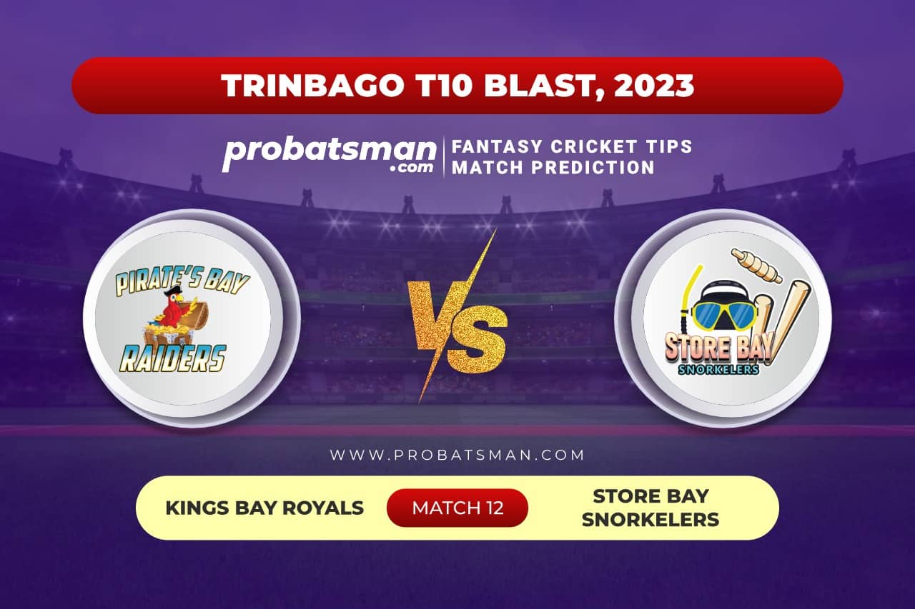 KBR vs SBS Dream11 Prediction With Stats, Pitch Report & Player Record of TrinBago T10 Blast, 2023 For Match 12 Match 12 KBR vs SBS TrinBago T10 Blast 2023
