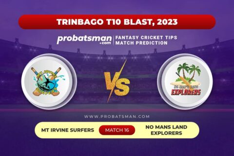 MIS vs NML Dream11 Prediction With Stats, Pitch Report & Player Record of TrinBago T10 Blast, 2023 For Match 16