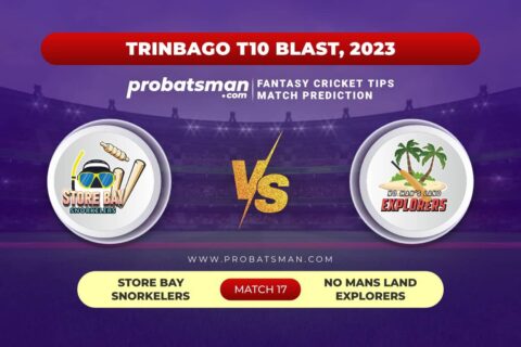 SBS vs NML Dream11 Prediction With Stats, Pitch Report & Player Record of TrinBago T10 Blast, 2023 For Match 17