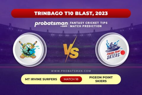 MIS vs PPS Dream11 Prediction With Stats, Pitch Report & Player Record of TrinBago T10 Blast, 2023 For Match 18
