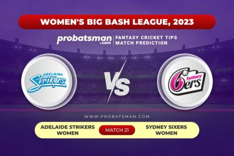 AS-W vs SS-W Dream11 Prediction With Stats, Pitch Report & Player Record of Women’s Big Bash League (WBBL), 2023 For Match 21