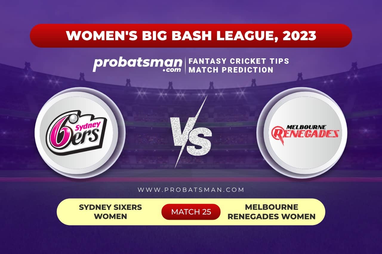 Match 25 SS-W vs MR-W Women's Big Bash League (WBBL) 2023