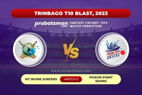 MIS vs PPS Dream11 Prediction With Stats, Pitch Report & Player Record of TrinBago T10 Blast, 2023 For Match 3