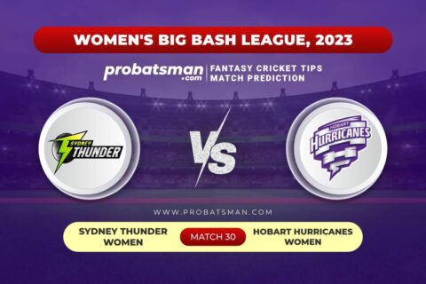 Match 30 ST-W vs HB-W Women's Big Bash League (WBBL) 2023