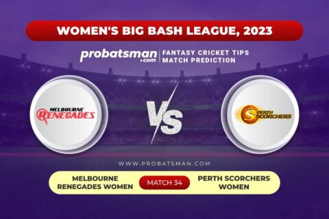 MR-W vs PS-W Dream11 Prediction With Stats, Pitch Report & Player Record of Women’s Big Bash League (WBBL), 2023 For Match 34