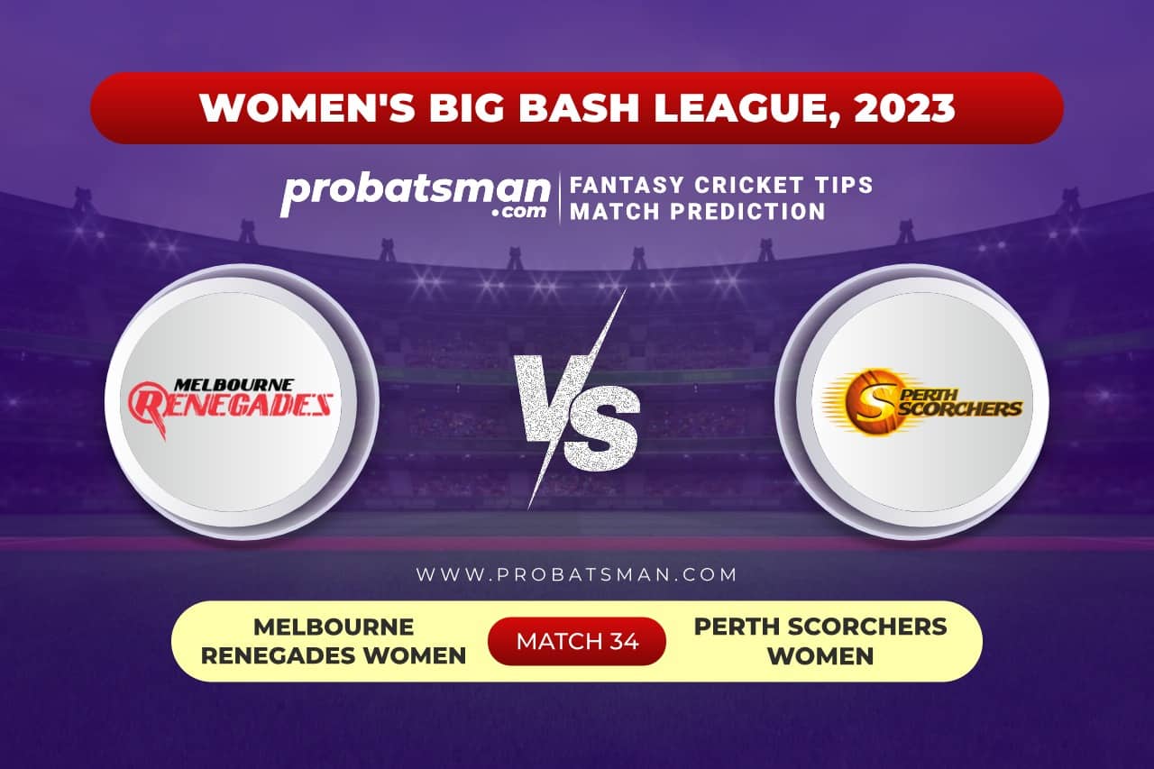 MR-W vs PS-W Dream11 Prediction With Stats, Pitch Report & Player Record of Women's Big Bash League (WBBL), 2023 For Match 34 Match 34 MR-W vs PS-W Women's Big Bash League (WBBL) 2023