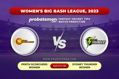 Match 36 PS-W vs ST-W Women's Big Bash League (WBBL) 2023
