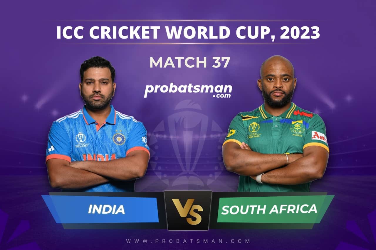 IND vs SA Dream11 Prediction For Match 36 of ODI World Cup 2023 at Eden Gardens in Kolkata Match 37 of ICC Cricket World Cup 2023 between India vs South Africa