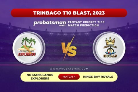 NML vs KBR Dream11 Prediction With Stats, Pitch Report & Player Record of TrinBago T10 Blast, 2023 For Match 4
