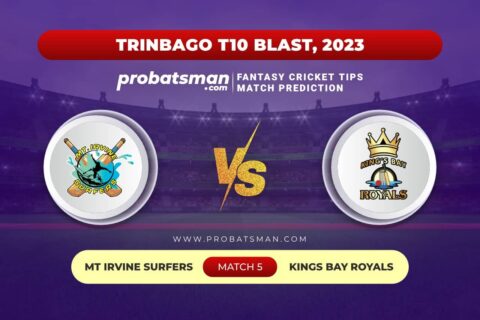 Match 5 - MIS vs KBR of TrinBago T10 Blast 2023