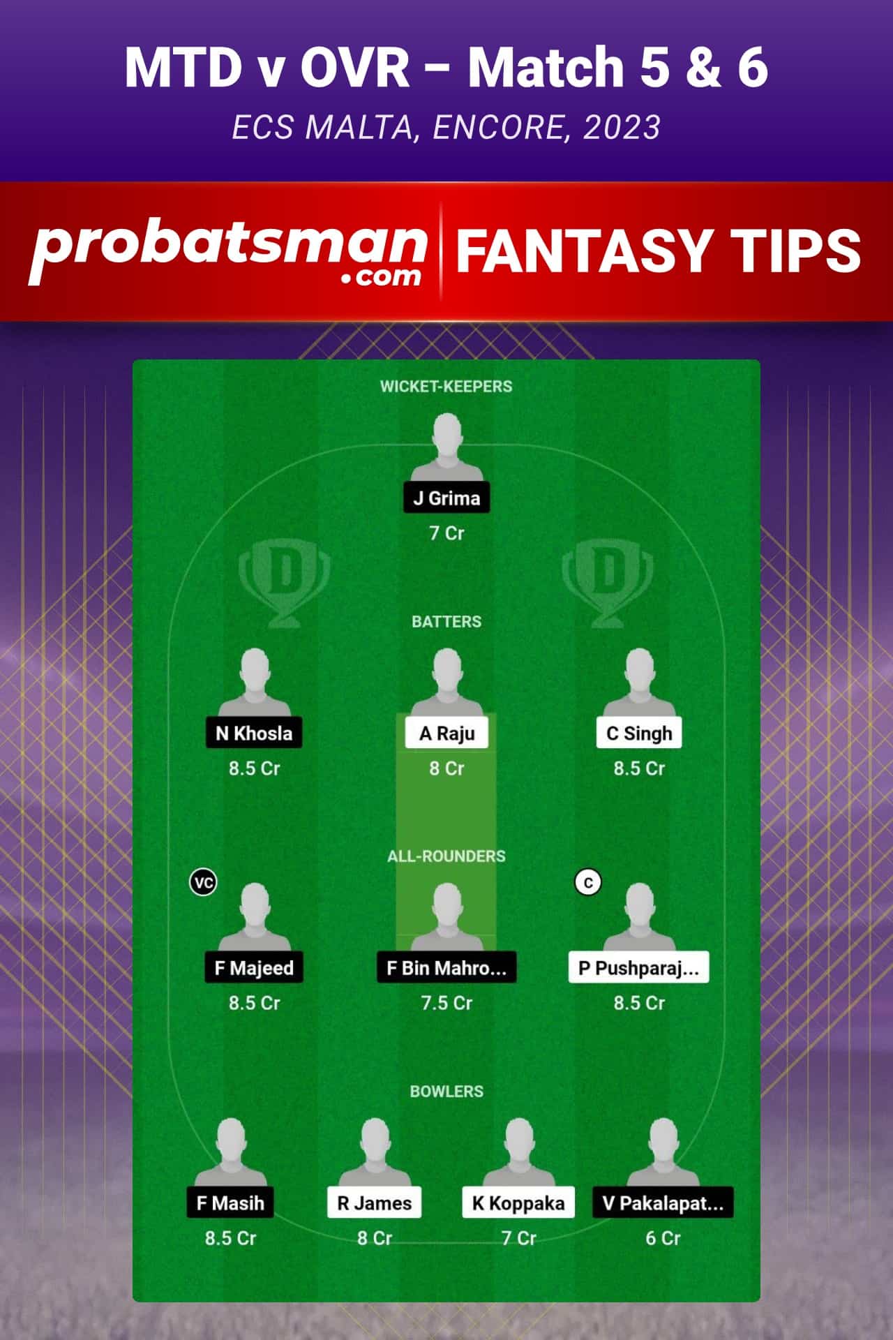RST vs MAR Dream11 Prediction - Fantasy Team 2 RST vs MAR Dream11 Prediction - Fantasy Team 2