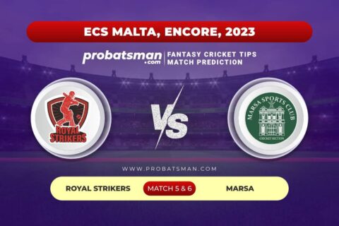 RST vs MAR Dream11 Prediction With Stats, Pitch Report & Player Record of ECS Malta, Encore, 2023 For Match 5 & 6