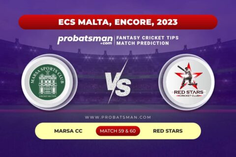 MAR vs RDS Dream11 Prediction With Stats, Pitch Report & Player Record of ECS Malta, Encore, 2023 For Match 59 & 60