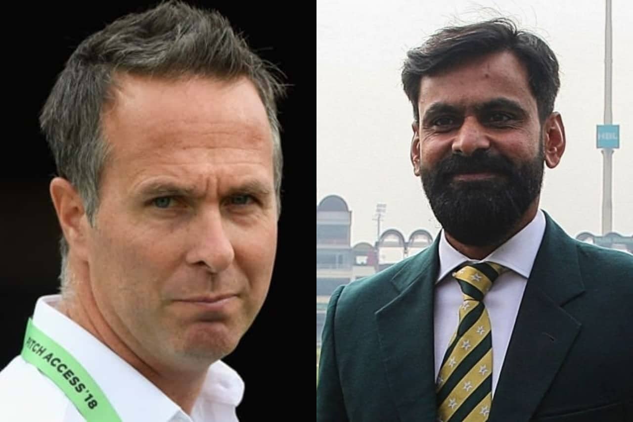 Michael Vaughan and Mohammad Hafeez