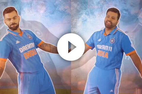 Virat Kohli and Rohit Sharma recreating Shahrukh Khan Iconic Pose