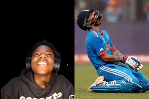 iShowSpeed reacts to Virat Kohli 50th Century