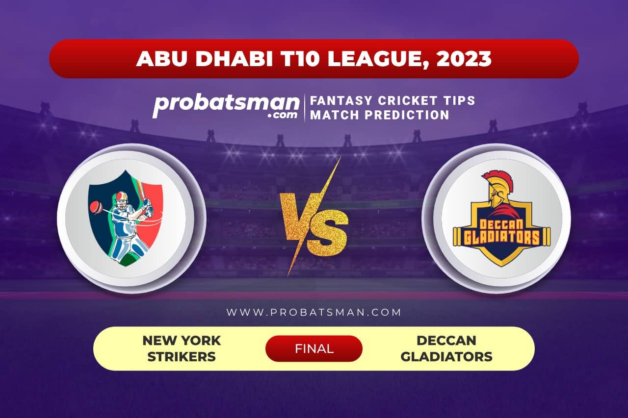 Final NYS vs DG Abu Dhabi T10 League 2023