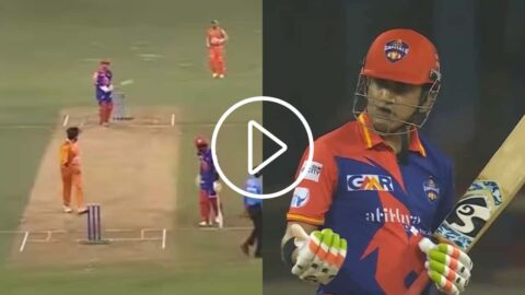 [Watch] Gautam Gambhir and S Sreesanth Engage in Ugly Fight During LLC Eliminator Game