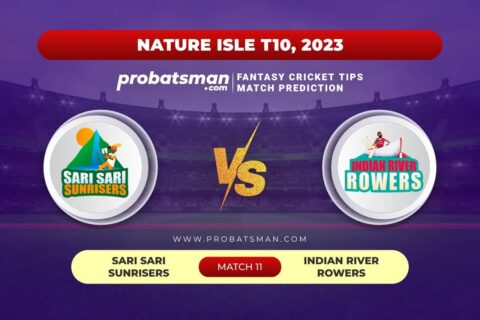 SSS vs IRR Dream11 Prediction With Stats, Pitch Report & Player Record of Nature Isle T10, 2023 For Match 11