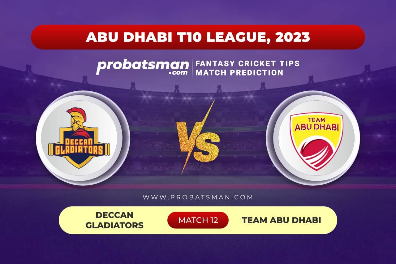 Match 12 DG vs TAD Abu Dhabi T10 League 2023