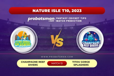 CRD vs TGS Dream11 Prediction With Stats, Pitch Report & Player Record of Nature Isle T10, 2023 For Match 13