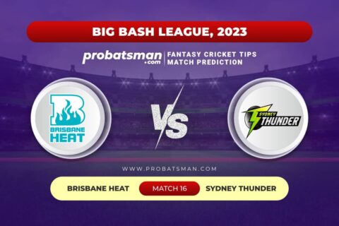 Match 16 HEA vs THU Big Bash League (BBL) 2023-24