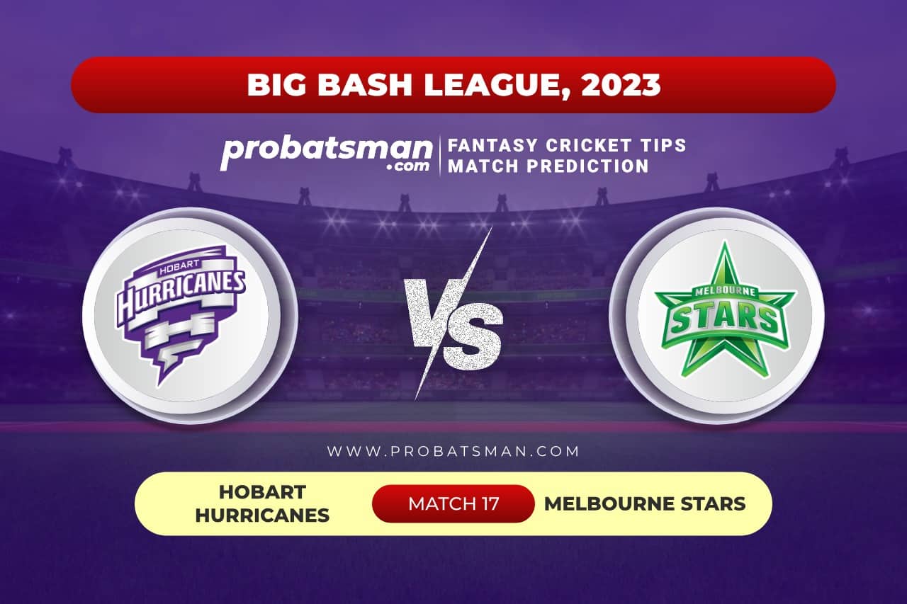 Match 17 HUR vs STA Big Bash League (BBL) 2023-24