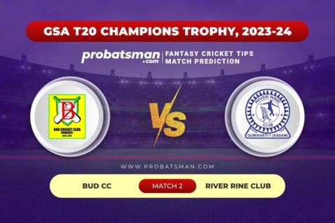 BCC vs RRC Dream11 Prediction With Stats, Pitch Report & Player Record of GSA T20 Champions Trophy, 2023-24 For Match 2