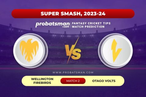WF vs OV Dream11 Prediction With Stats, Pitch Report & Player Record of Super Smash, 2023-24 For Match 2