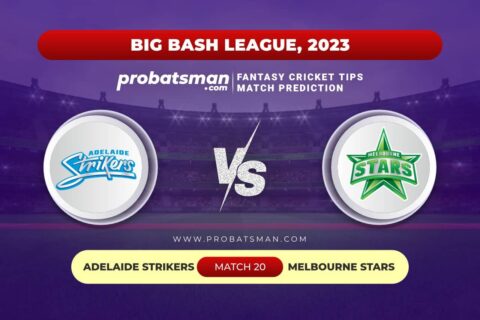 STR vs STA Dream11 Prediction With Stats, Pitch Report & Player Record of Big Bash League (BBL), 2023-24 For Match 20