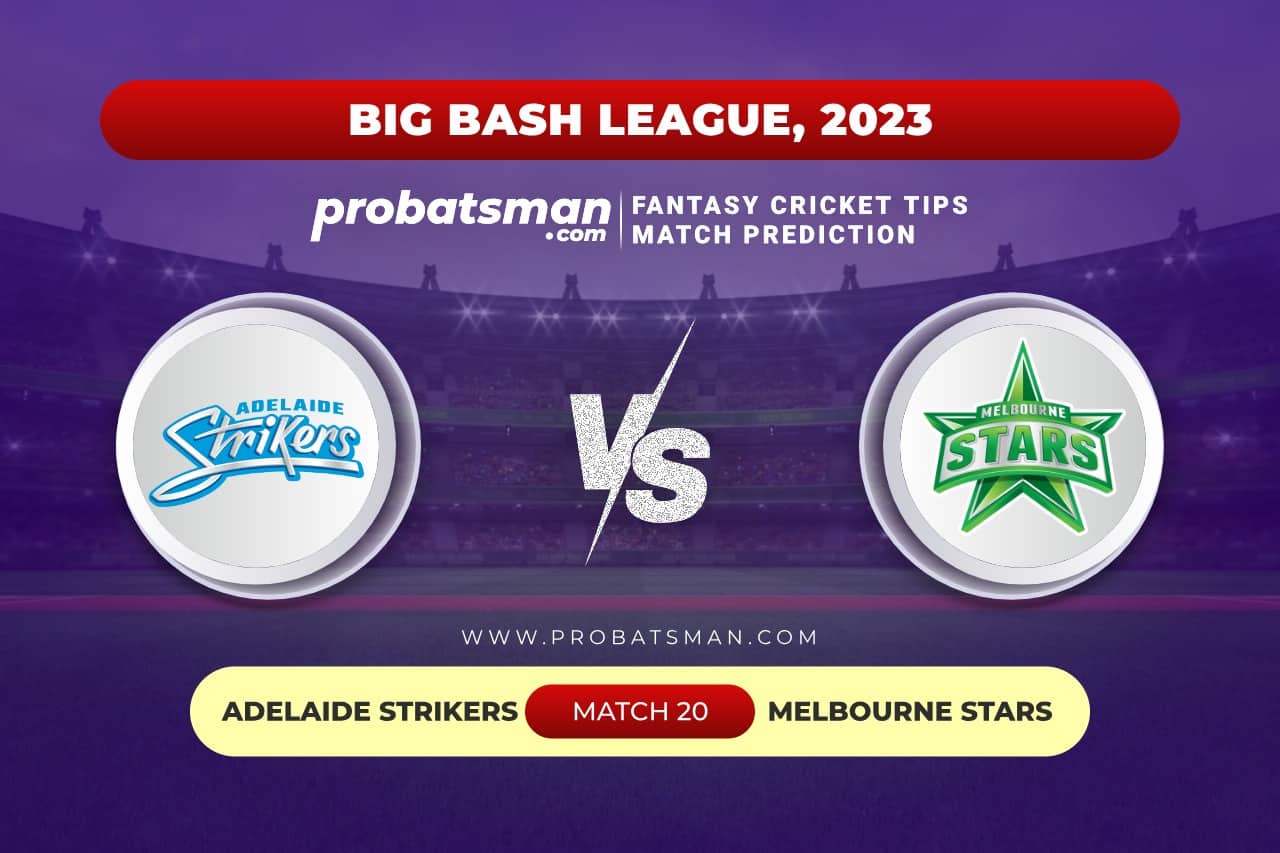 Match 20 STR vs STA Big Bash League (BBL) 2023-24
