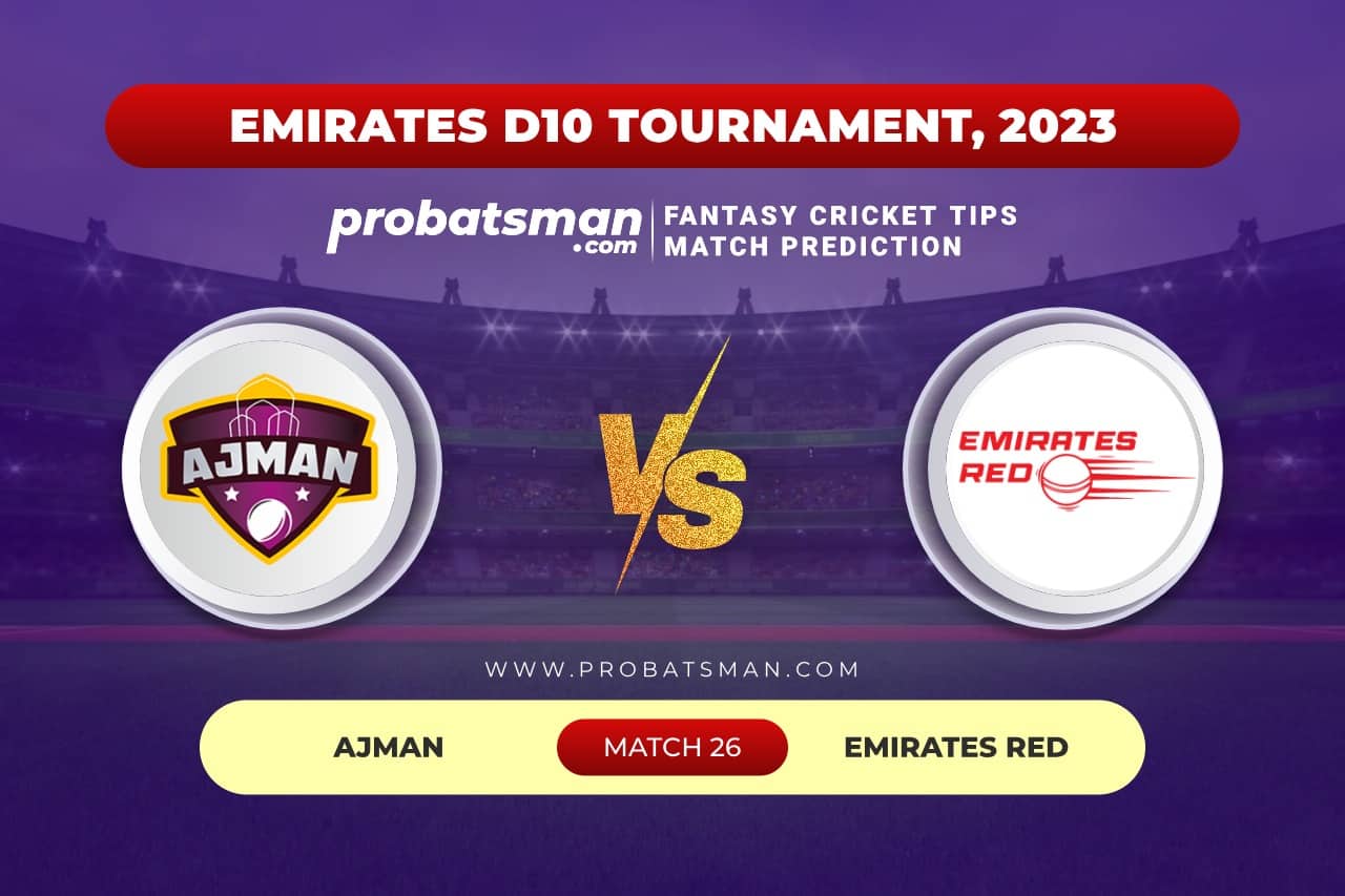 Match 26 AJM vs EMR Emirates D10 Tournament, 2023
