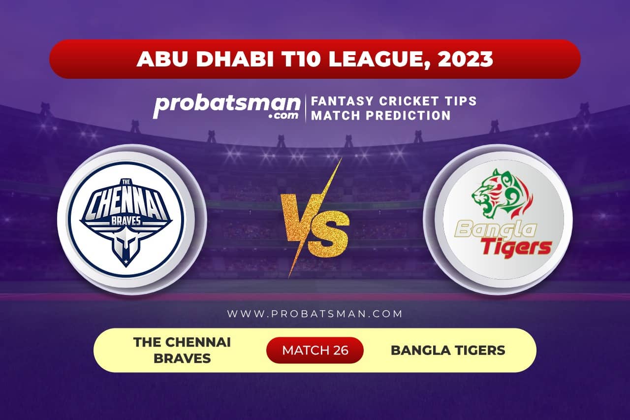 Match 26 CB vs BT Abu Dhabi T10 League 2023