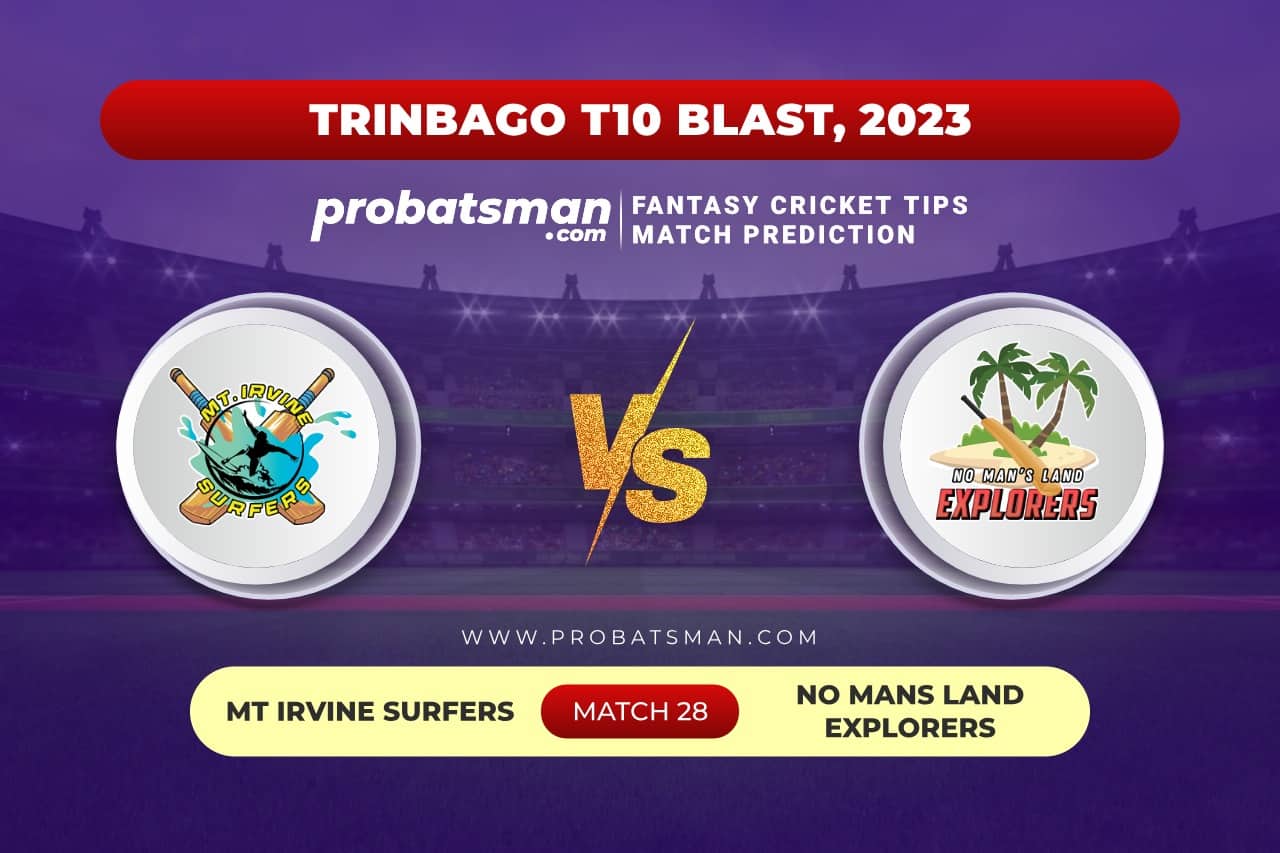 MIS vs NML Dream11 Prediction With Stats, Pitch Report & Player Record of TrinBago T10 Blast, 2023 For Match 28 Match 28 MIS vs NML TrinBago T10 Blast 2023
