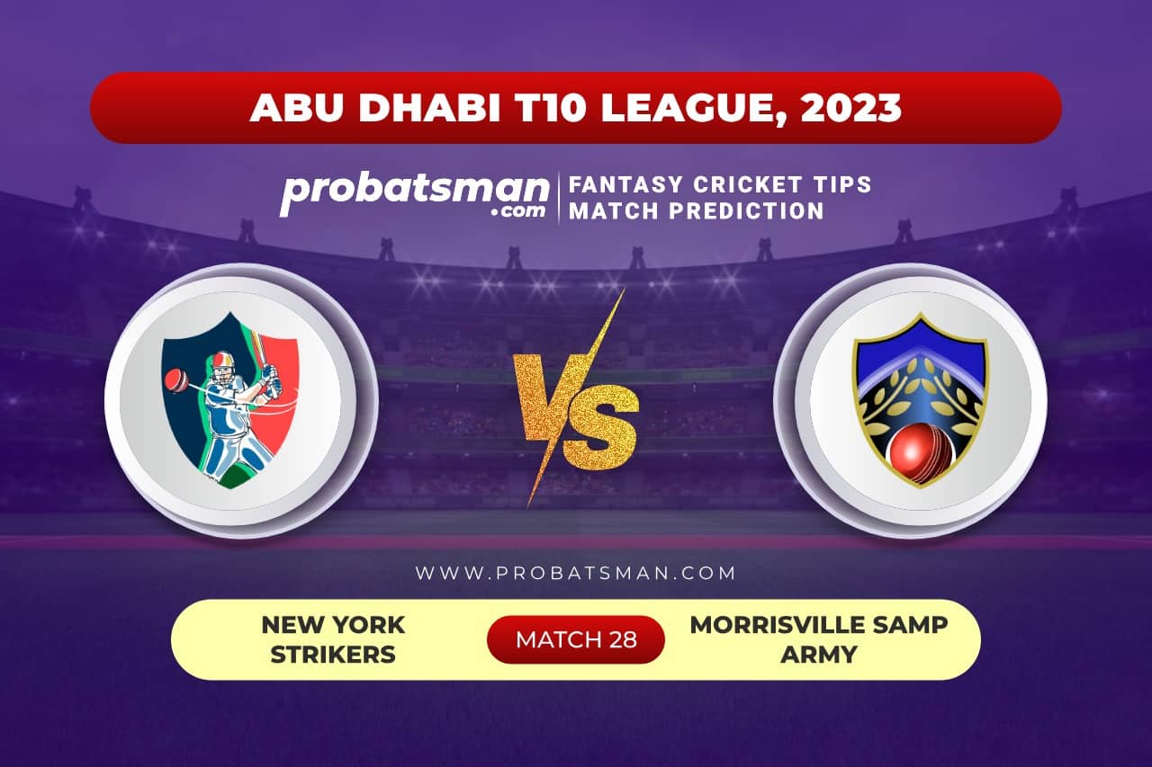 Match 28 NYS vs MSA Abu Dhabi T10 League 2023