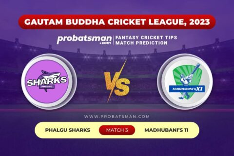 PSH vs MBN Dream11 Prediction With Stats, Pitch Report & Player Record of Gautam Buddha Cricket League, 2023 For Match 3