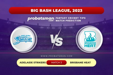 REN vs SCO Dream11 Prediction With Stats, Pitch Report & Player Record of Big Bash League (BBL), 2023-24 For Match 4