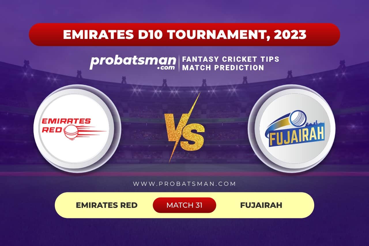 Match 31 EMR vs FUJ Emirates D10 Tournament, 2023