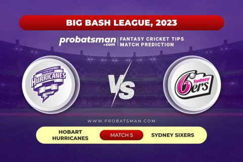 Match 5 HUR vs SIX Big Bash League (BBL) 2023-24